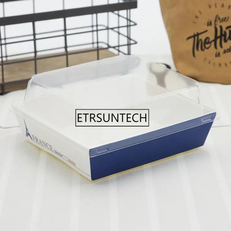 100 наборов сэндвич коробка салат десерт хот дог торт упаковка коробки с