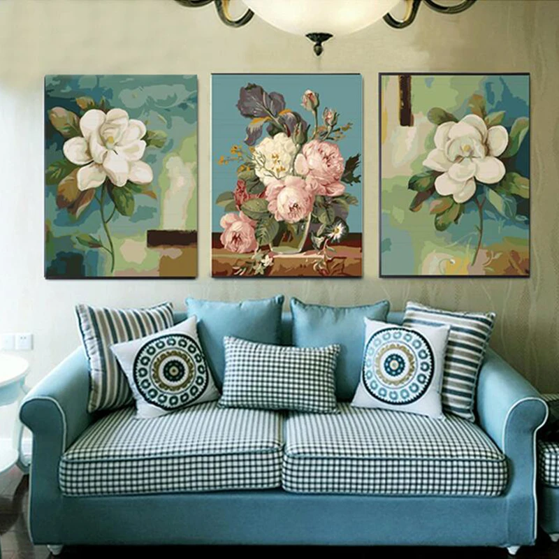 Картина по номерам масляными красками каллиграфия Раскраска акриловая