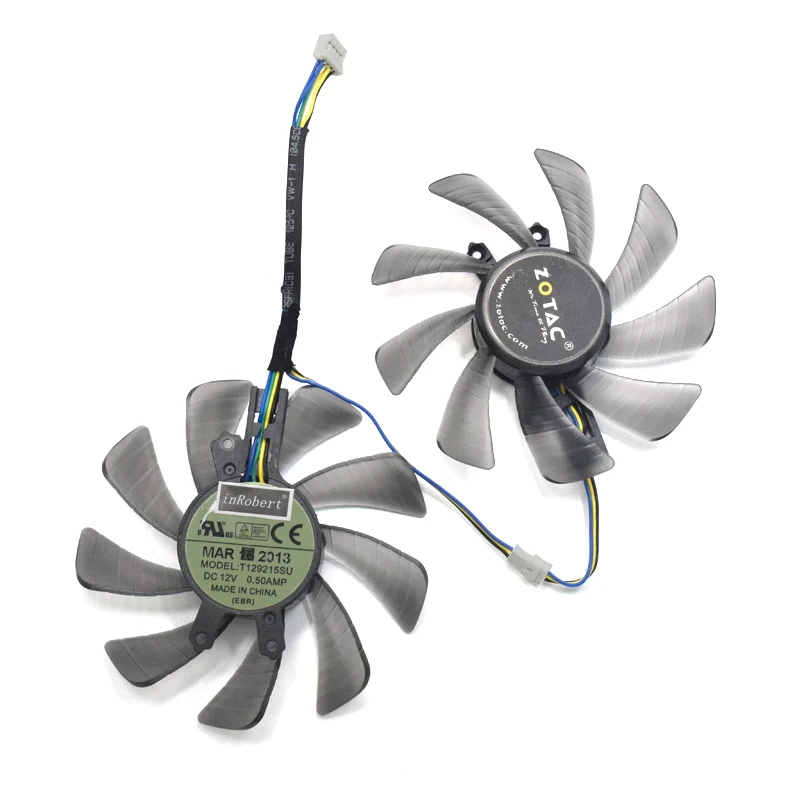 Новый охлаждающий вентилятор 85 мм T129215SU заменяемый для ZOTAC GTX 650 650TI видеокарт 660 2GD5