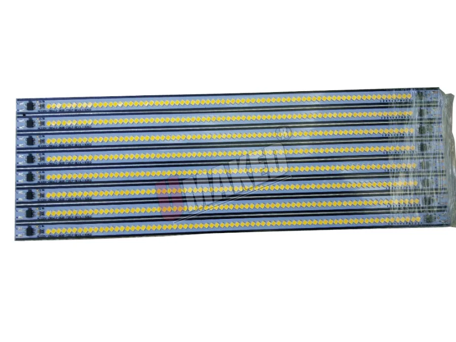 220Vac 2835SMD 30 см 7 Вт 72 светодиодный s теплый белый/холодный белый Диммируемый яркий светодиодный светильник для бара витрина с жесткой полосой светодиодный светильник для шкафа