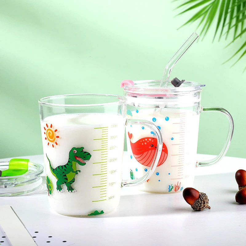 350 мл соломенная кружка с ручкой детская чашка для молока весы завтрака