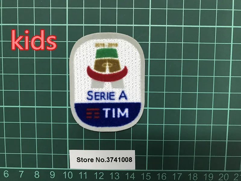 Детские нашивки 2018 2019 Серия A TOPPA патч GOMMATA 18 19 серия Lega Calcio TIM силиконовая