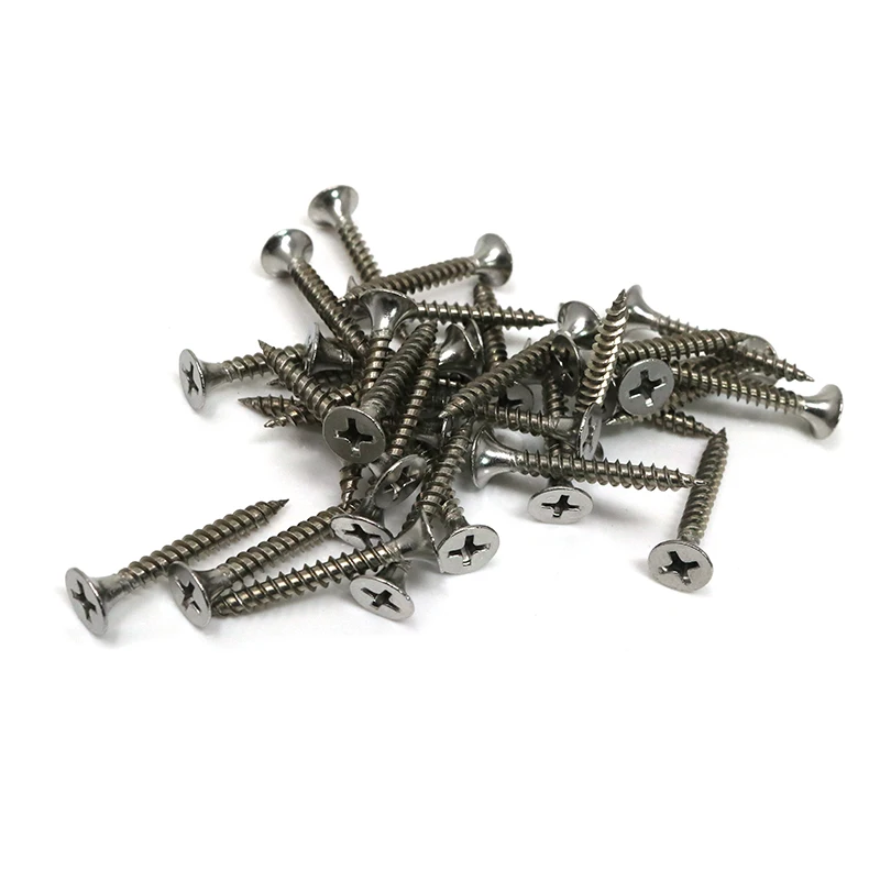T.K.Excellent 30 Pieces 3.5*30 Bugle Head Fine Hhrewd Dry Wall Screw Stainless Steel Hardware Fasteners Tools Drywall Screws |