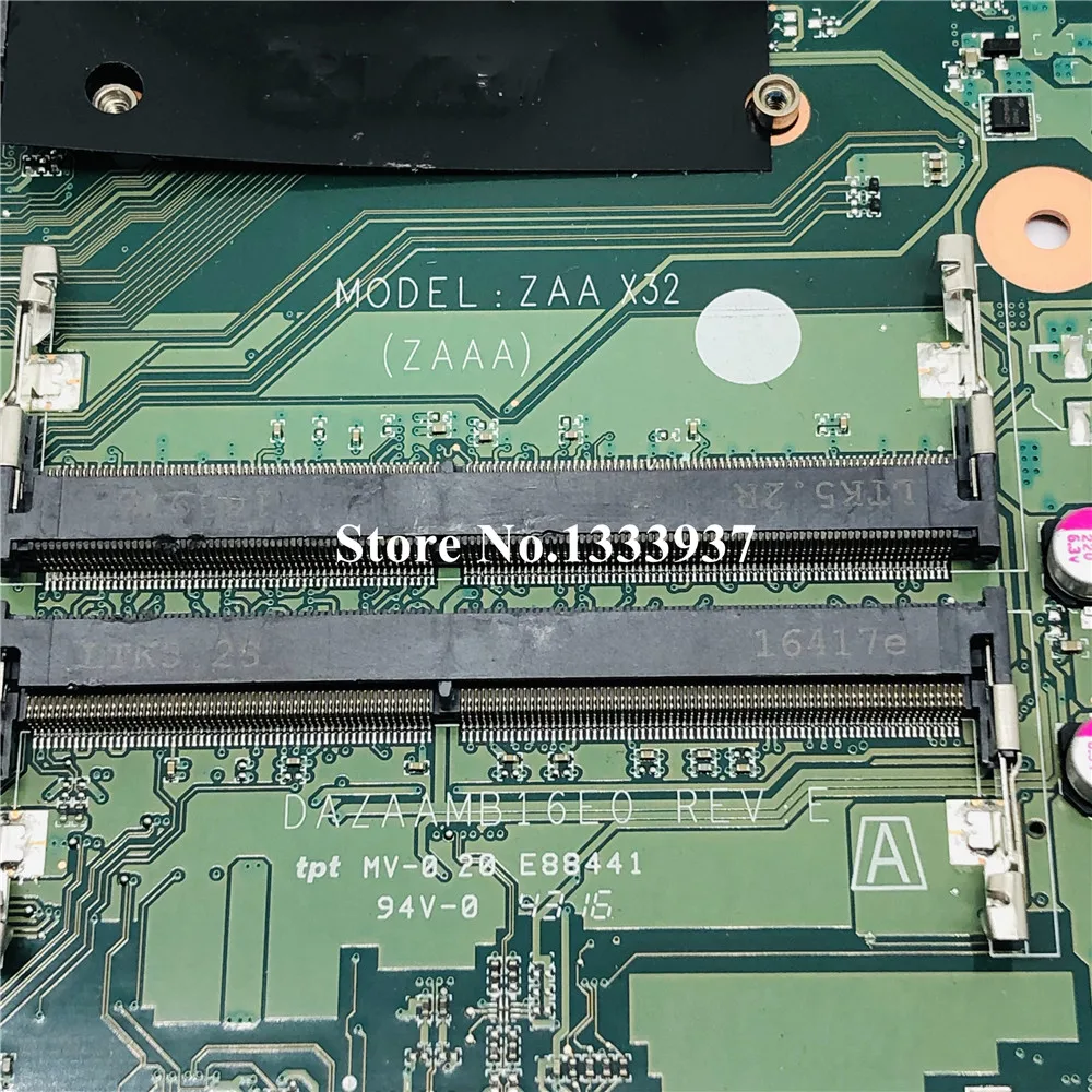 DAZAAMB16E0 I3 7100U SR2ZW материнская плата для ноутбука Acer Aspire E5 575 575G 575TG F5 573 774G ZAA X32