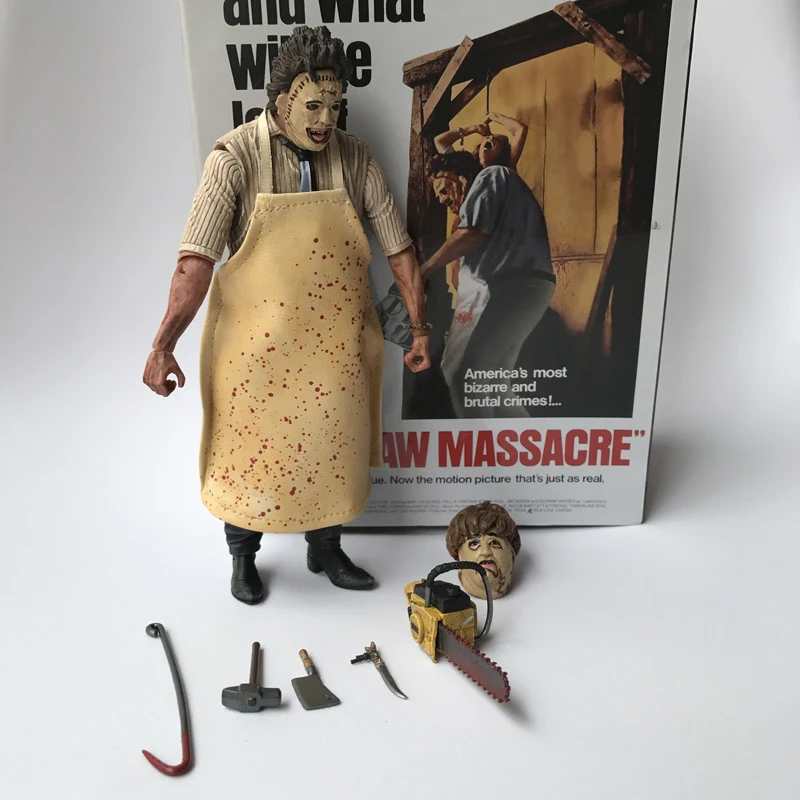 Фигурка Leatherface Ultimate Классическая фигурка из фильма ужас экшн-фигурка техасской