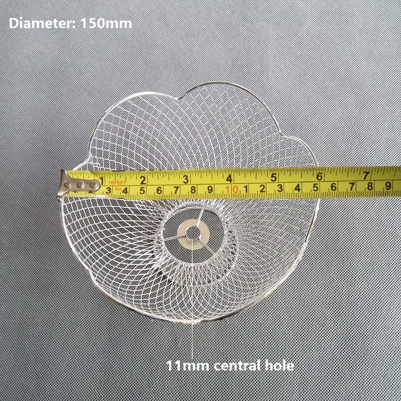Современная креативная крышка dia.150mmx120mmH металлическая проволочная сетка абажур с 11 мм центральным отверстием для настольной лампы/подвесной светильник DIY