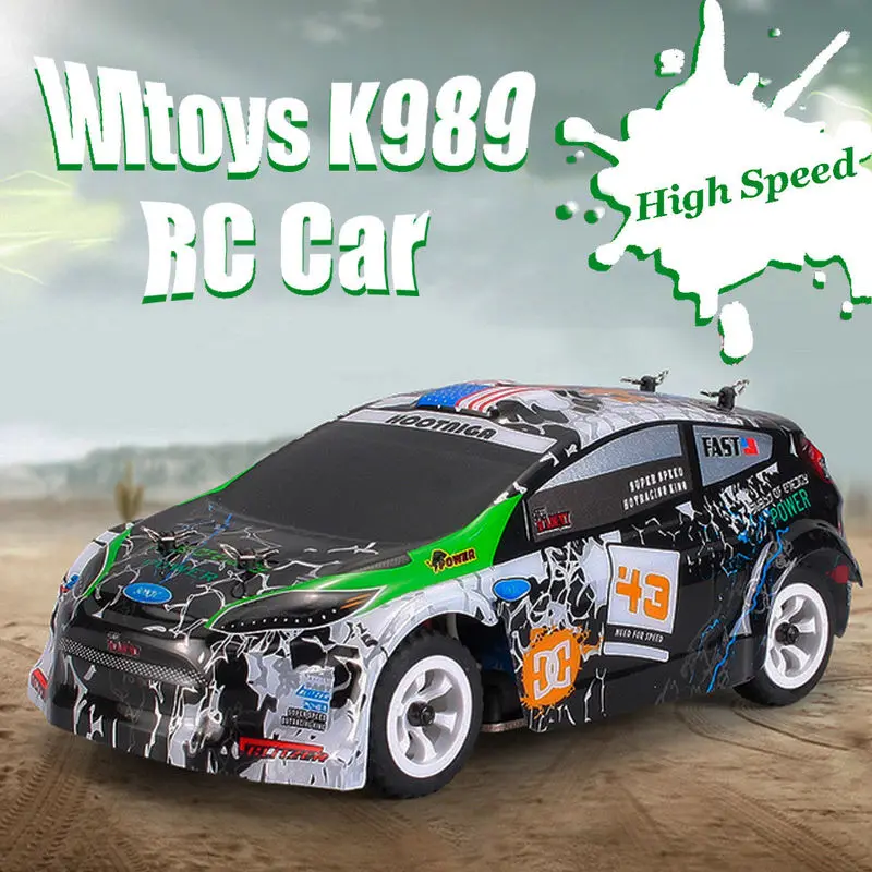 1/28 RC гоночный автомобиль 2 4G 4WD матовый K989 высокоскоростной Радиоуправляемый