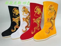multicolor multi design ancient chinese dragon boots for emperor ancient chinese male female unisexual boots for tv play