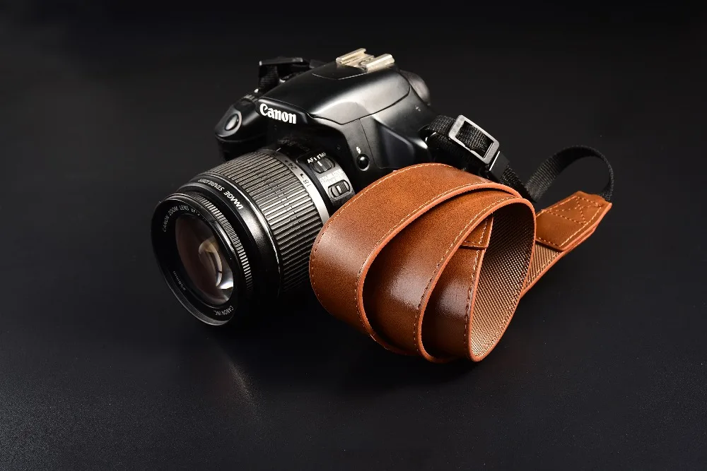 Кожа DSLR плечевой ремешок на шею для камеры ремень для Nikon D7500 D7100 D7200 D7000 D5600 D5300 D5500 D3300 D3400 D3100 D3200 D5200