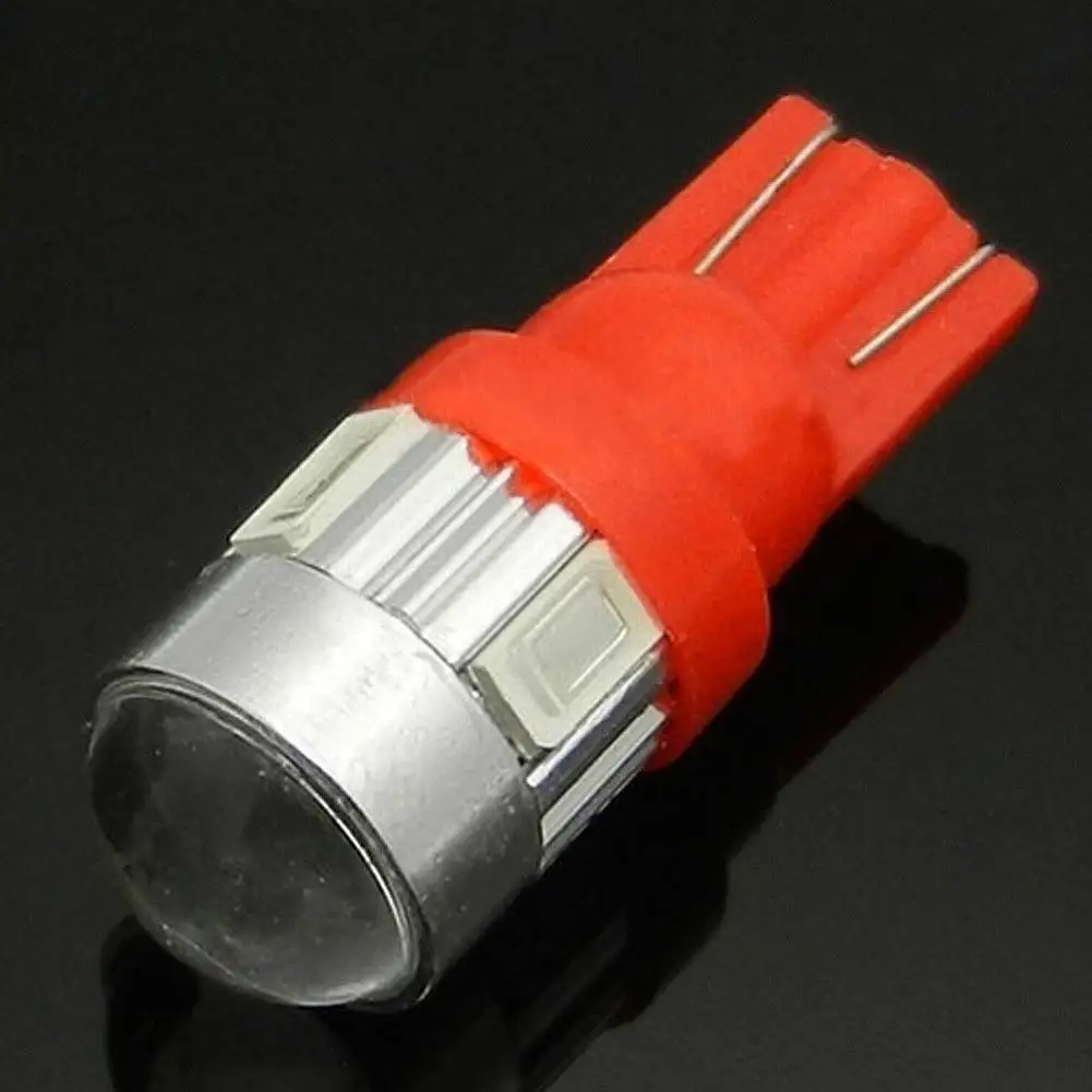Горячий 2шт T10 6 Smd 5630 чип Автомобильный светодиодный индикатор объектива