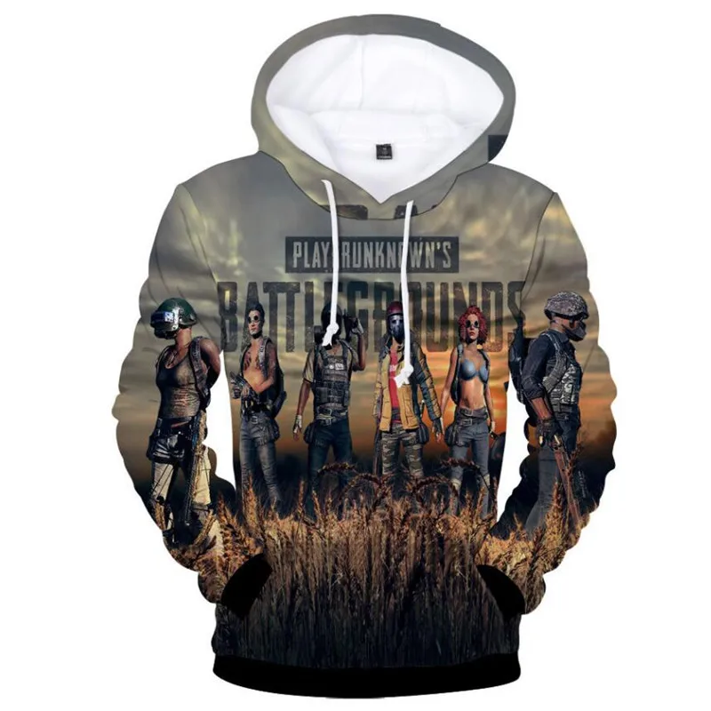 PLAYERUNKNOWN'S BATTLEGROUNDS, косплей, 3D, игра, персонаж, Спортивная Толстовка, мужская и женская спортивная одежда, новая одежда