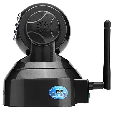 FKH SP-T01WP Wireless Wifi Pan/Tilt IP Camera with Micro SD Slot(IR IR CUT Motion Detection Two Way Audio P2P Black) |