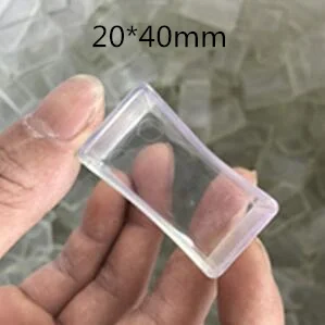20x40mm 8 шт. колпачки для ног стула резиновые защитные накладки для ног мебельные Чехлы для стола носки пробки для отверстий пылезащитный чехол мебель система выравнивания ног - Цвет: 20x40mm
