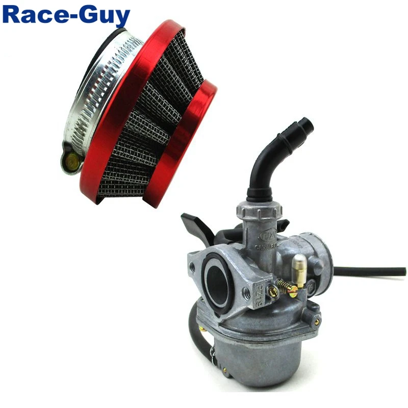 PZ19 19mm Carburteor + 35mm Aluminum Air Filter For Pit Dirt Bike Go Kart Buggy ATV Quad 4 Wheeler Taotao Roketa JCL TTR 50cc 70 |