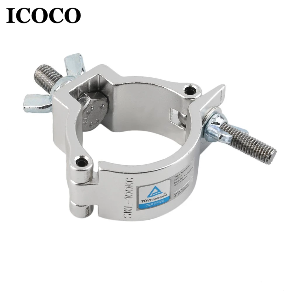 ICOCO 100 кг 48-51 мм алюминиевый сплав круглая Зажимная вешалка крюк кронштейн для
