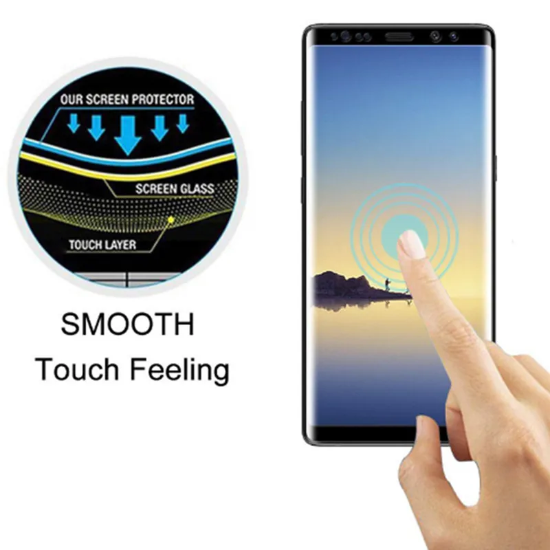 4D Полностью изогнутое закаленное стекло для samsung s9 S8 Plus s6 edge s7 стекло для Galaxy Note 10 pro s10 5G s10 plus защита экрана