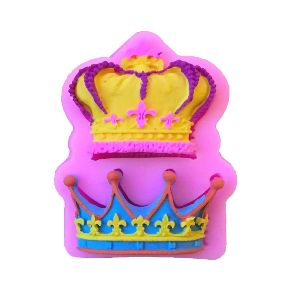 Глина Конфета из смолы Супер короны от принцессы королевы 3D силиконовые формы