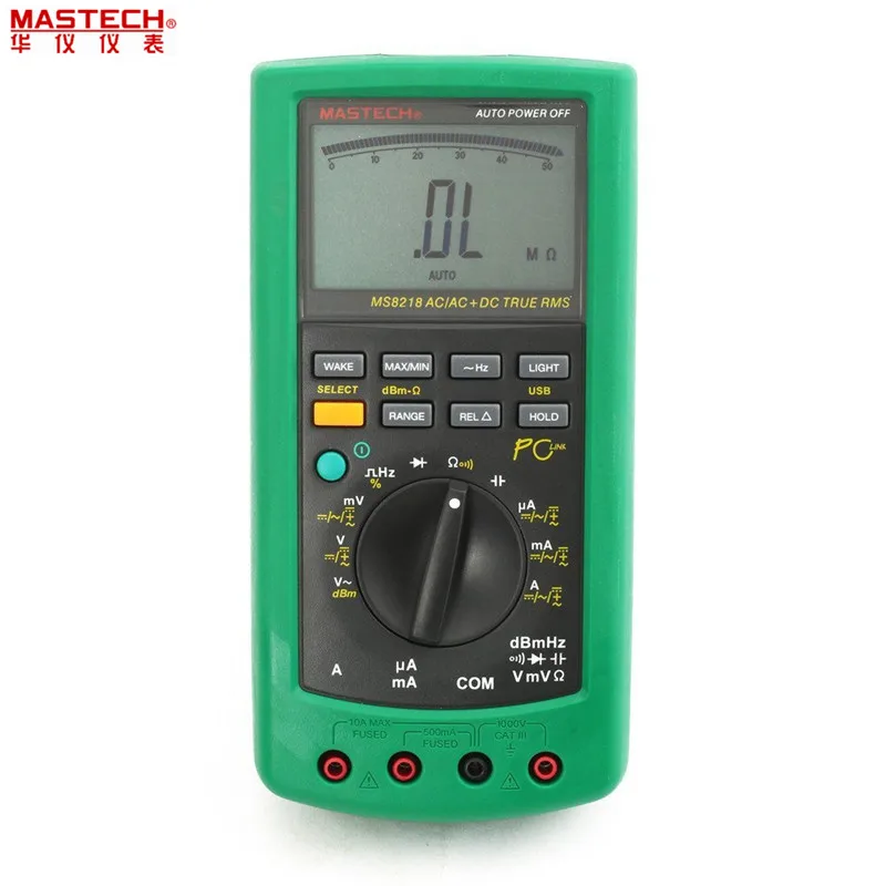 Цифровой Мультиметр MASTECH MS8218 многофункциональный мультиметр с 50000 отсчетами RMS ПК