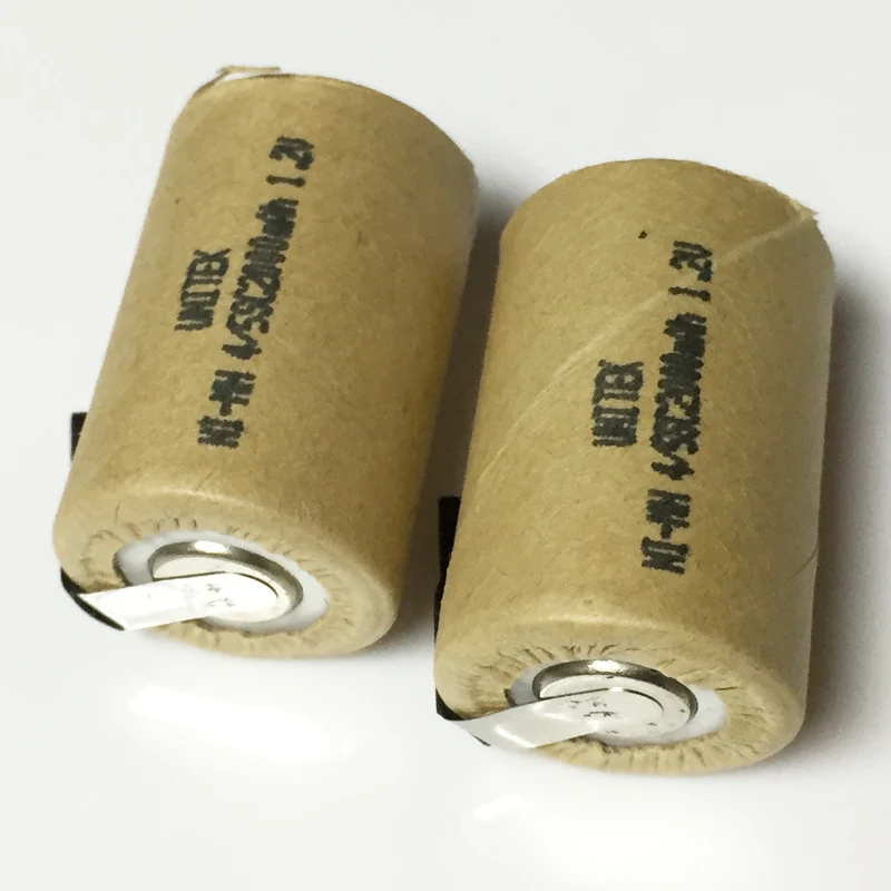 10 12 16 шт Sub C 4/5SC 1,2 V аккумуляторная батарея 2000mah 4/5 SC Ni-MH nimh ячейка с вкладкой сварочных штифтов для электродрели