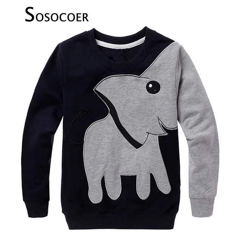 Футболки SOSOCOER для мальчиков Детская футболка с длинным рукавом и изображением