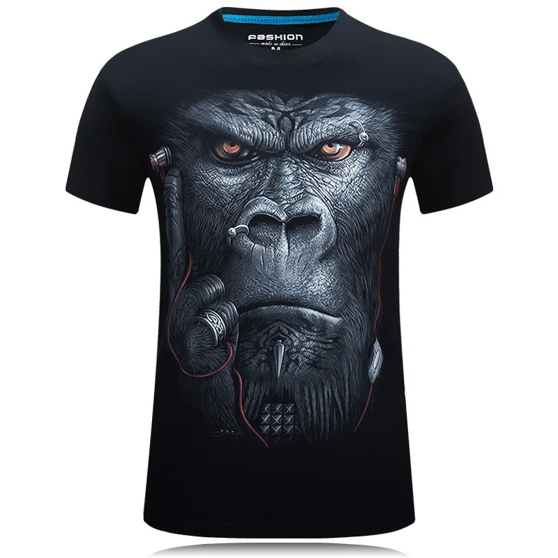 2018 новая популярная 3D футболка рок индивидуальная 5XL 6XL наушники