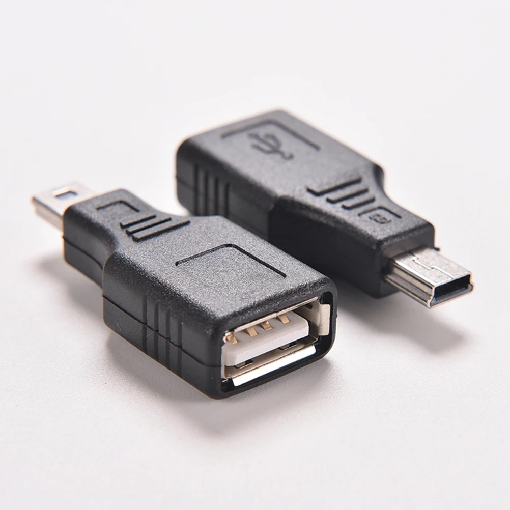 1 шт. чёрный переходник-преобразователь USB 2 0 A на Mini B 5 Pin | Компьютеры и офис