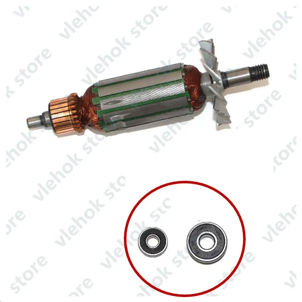 Rotor Bearing AC220-240V арматура ротора статора поле заменить для MAKITA MT190 1923B N1923B 1902 1901 N1900B портативный строгальный станок двигатель электроинструмент - Цвет: Rotor Bearing