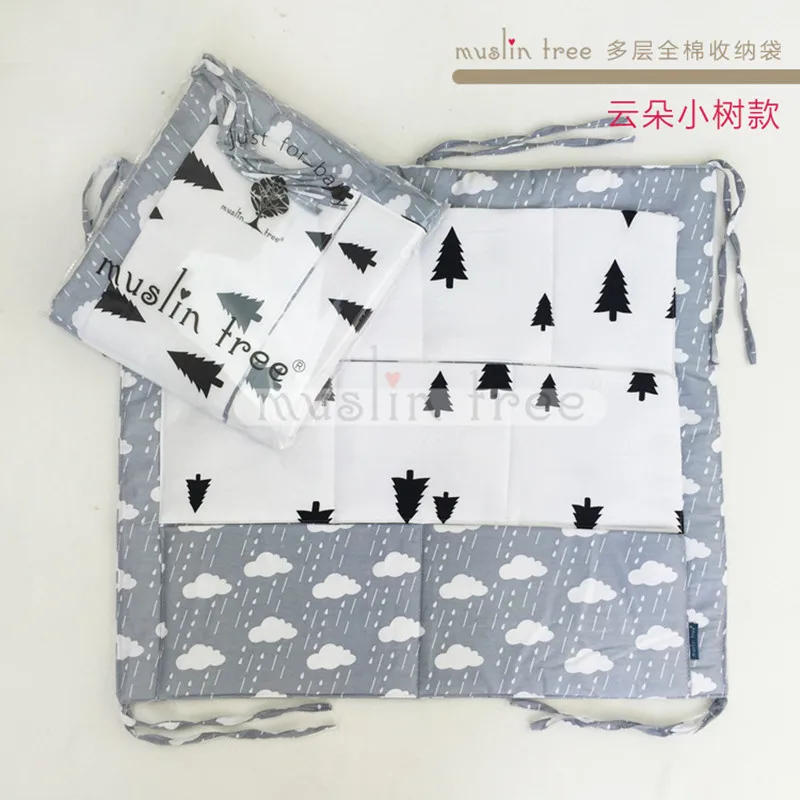 Подвесная сумка для хранения новорожденной кровати Комплект постельного белья