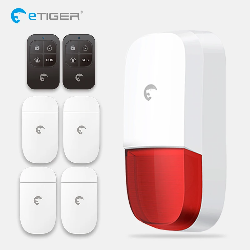 Беспроводная сигнализация eTiger S7B охранная система безопасности дома |