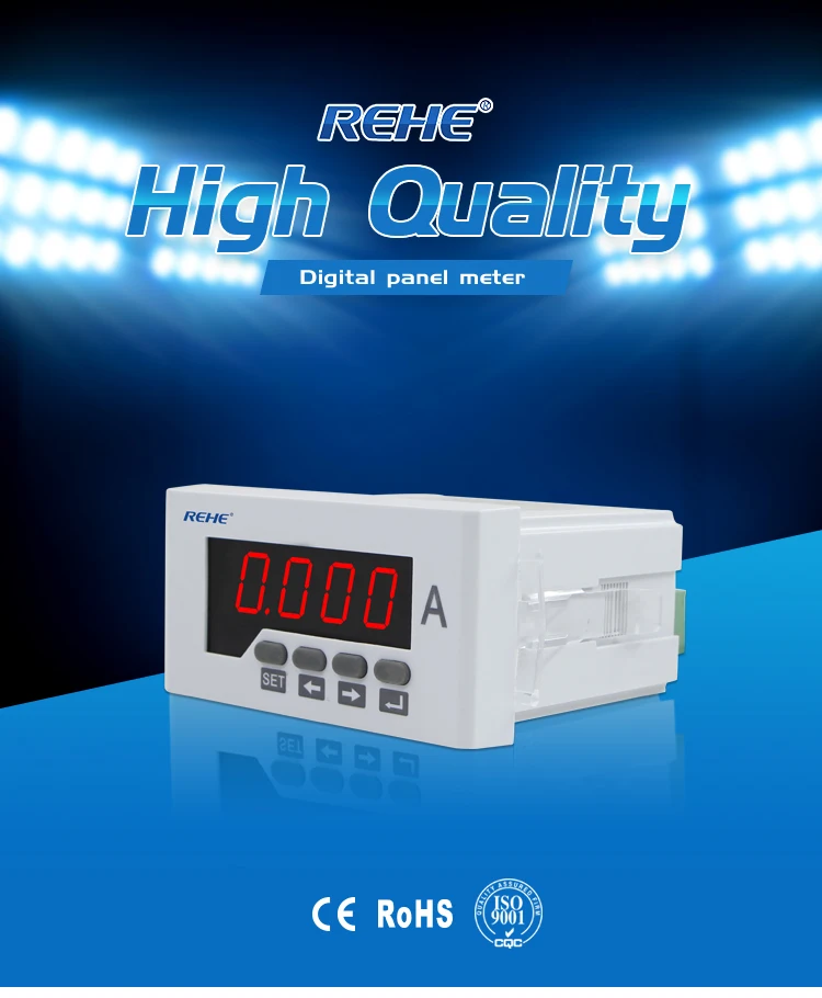 REHE RH-AA51 96*48 мм AC однофазные Цифровые амперметры измеритель тока