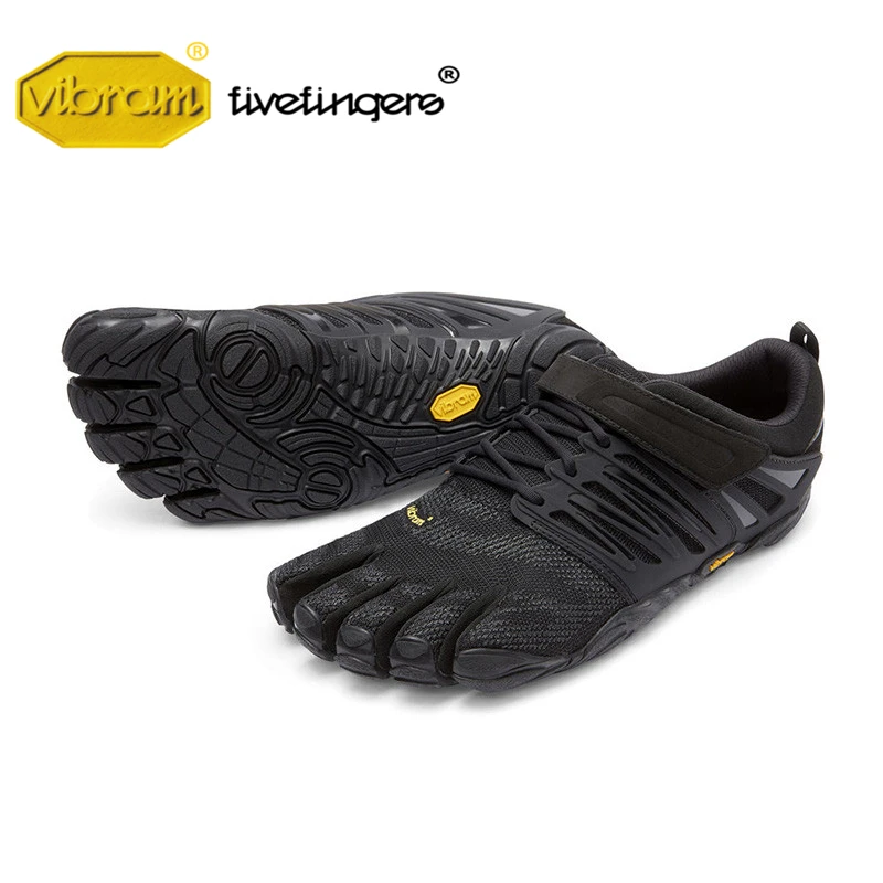 17M6601 Vibram Fivefingers V-TRAIN Мужская обувь Тяжелая Атлетика Фитнес приседания Обучение Бег Спорт пять пальцев пять носок кроссовки в тренажерном зале - Цвет: 17M6601