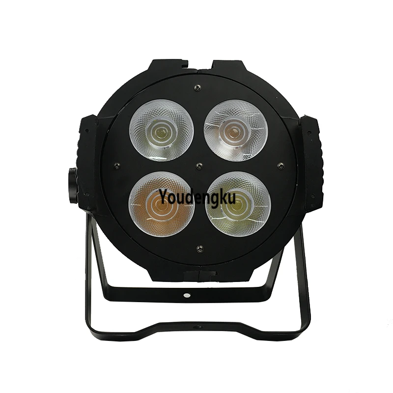 4 шт. * 50 Вт Теплый Холодный белый cob led мини par ОСВЕЩЕНИЕ parcan сценическая шайба
