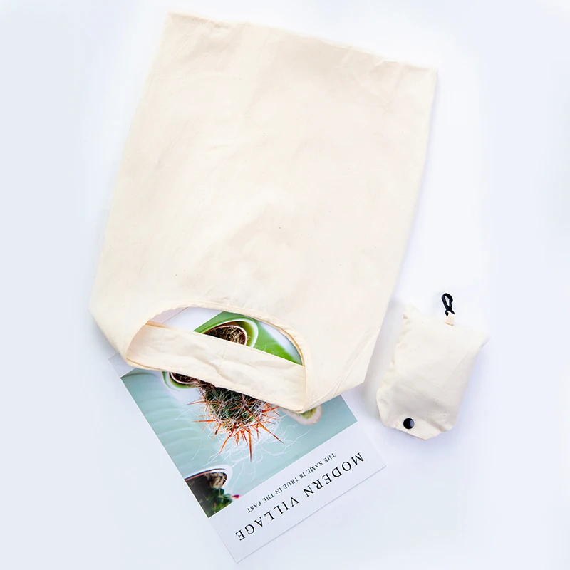 Reusable Cotton ECO Shopping Bag Women Men Travel Shopper Tote Storage Bags Foldable Buttons | Багаж и сумки