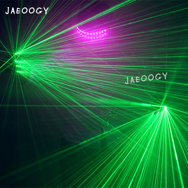 Высокое качество зеленые лазерные перчатки шоу на Хэллоуин Танцы светящийся