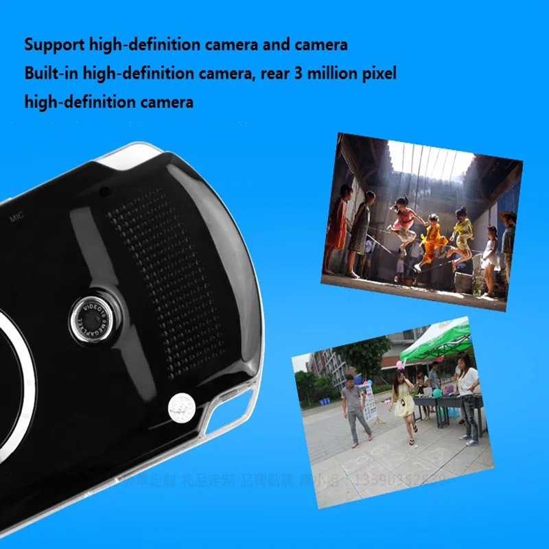 

Portable Handheld Game Console Video MP4 Player 8GB Free Download Games TV Out retro game console de jeux Withe Camera Speaker