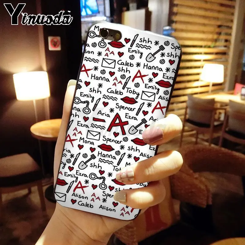 Yinuoda Pretty Little Liars PLL TV Show черный TPU Мягкий силиконовый чехол для телефона iphone 8 7 6 6S Plus