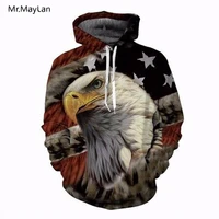 animal eagle print 3d hoodies men women hipster hip hop pullovers sweatshirts male hooded sweatshirts tracksuits jacket clothes