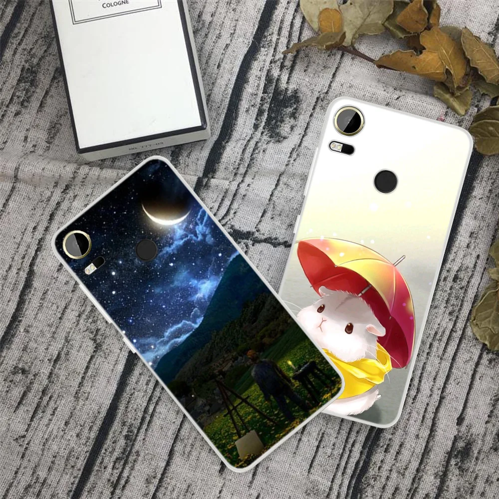 Модный чехол для телефона с милыми мультяшными животными HTC Desire 10 Pro рисунком