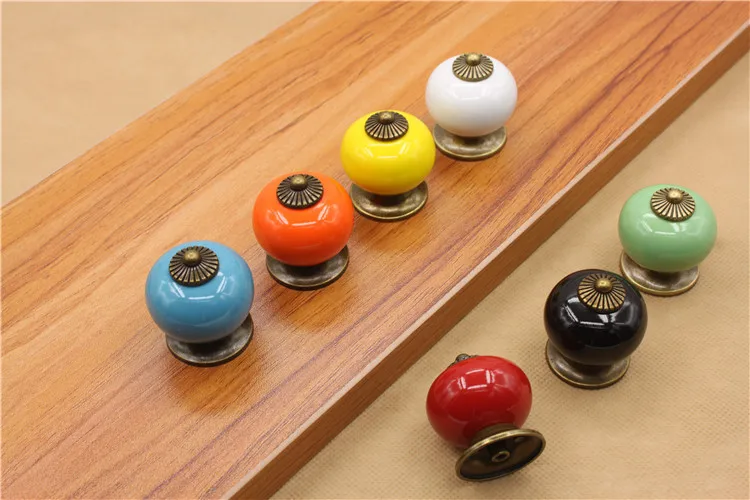 1 шт. Европейский современный простой керамический выдвижной ящик для шкафа |