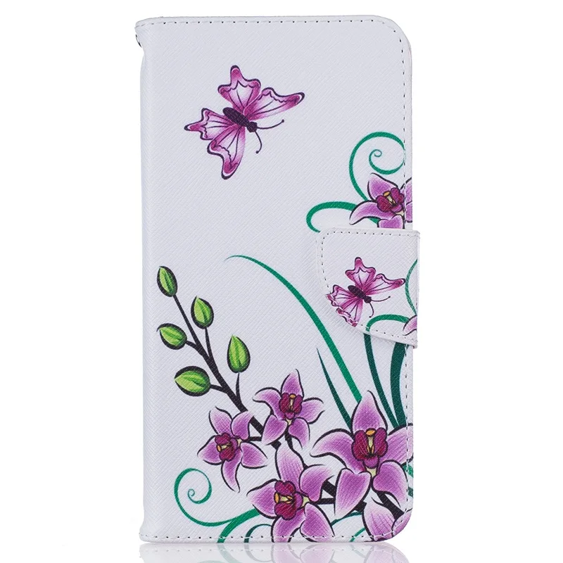 Cute animal flower Campanula Magnetic Flip Leather Phone Case Wallet Stand Cover For Apple iPhone 7 Plus. |