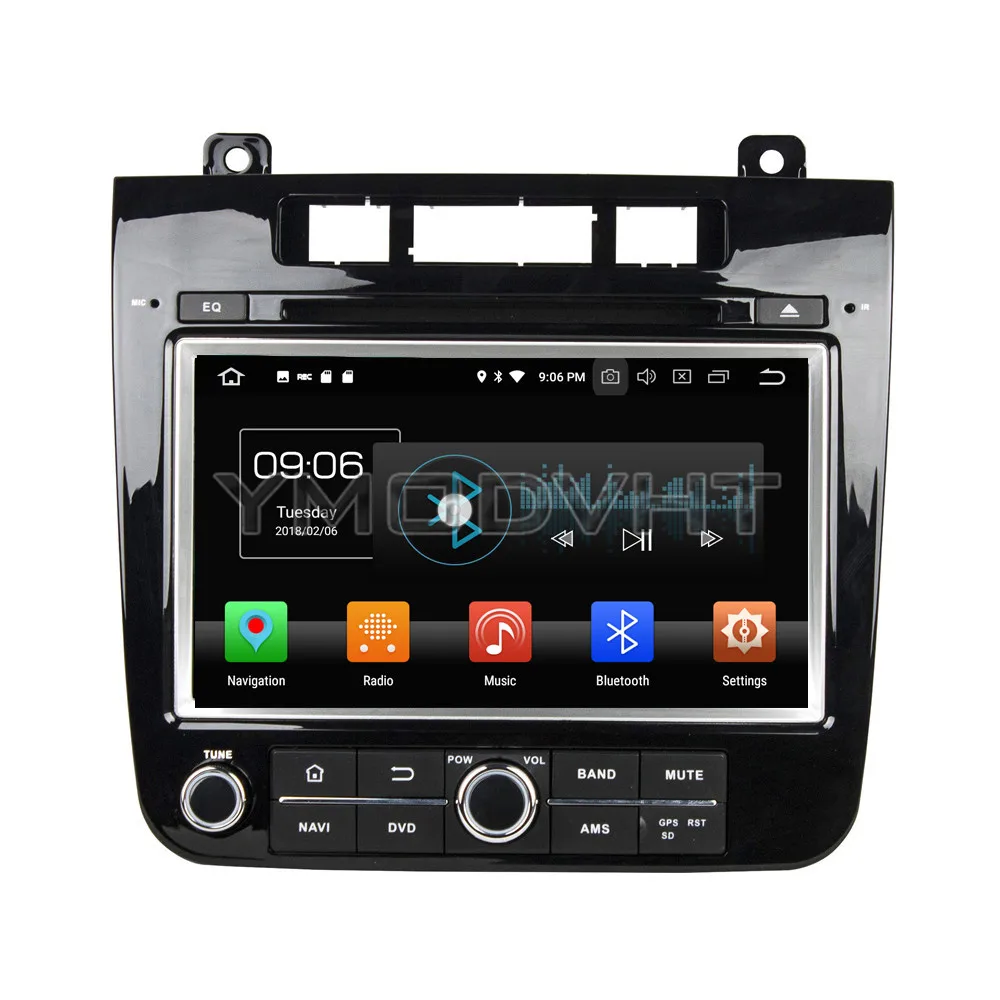 YMODVHT 8 дюймов Android 0 Восьмиядерный PX5 4 Гб ОЗУ 32 ПЗУ автомобильный DVD плеер Радио