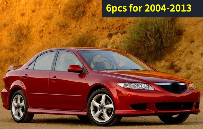 Накладки на окна для mazda 6 ATENZA 2004 2013 2014 2017 средняя Колонка B черное