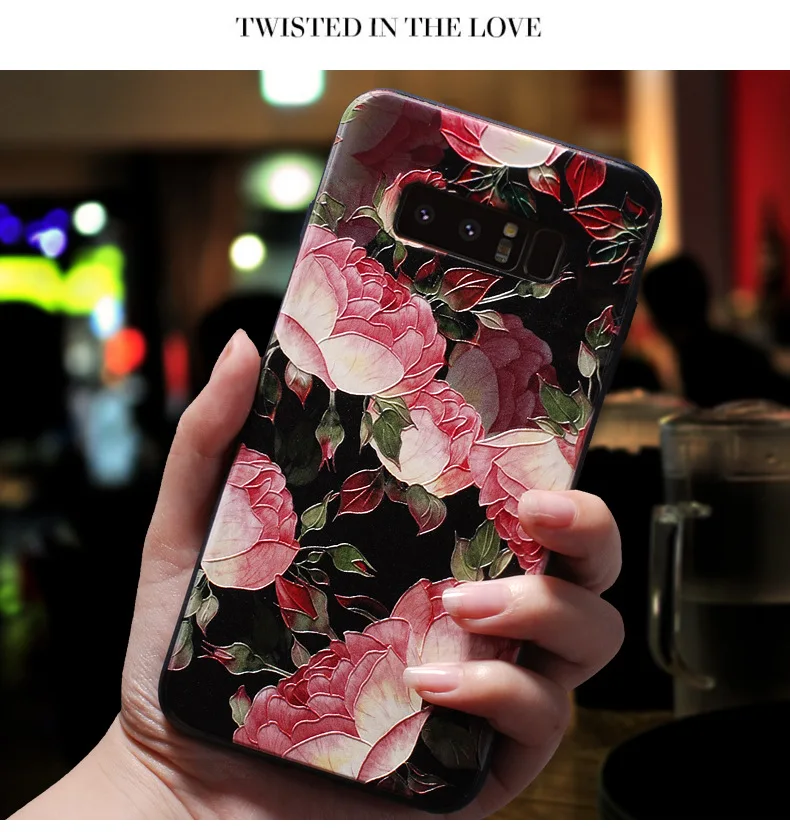 Подходит для iphone6 7 8 x xr xmax мобильный телефон оболочки окрашенные 3D тисненые сливы