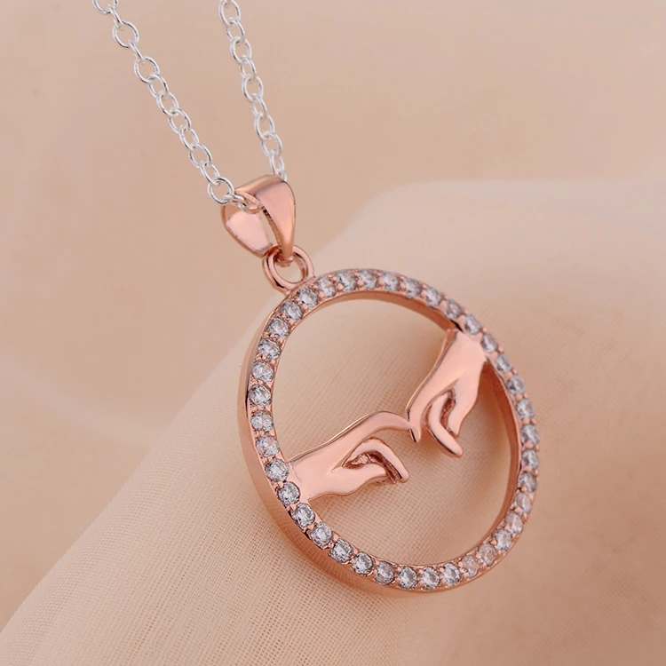 Оптовая продажа Бесплатная доставка модное серебряное ожерелье WN1783|pendants wholesale|f