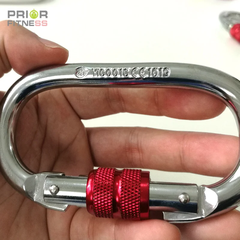 1 пара, аксессуары для йоги, 25KN, профессиональный мастер-замок, карабин, скалолазание, пряжка, оборудование для улицы, для йоги, гамак