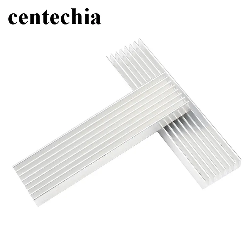 Алюминиевый теплоотвод Centechia кулер сделай сам чип радиатора 100*25*10 мм для