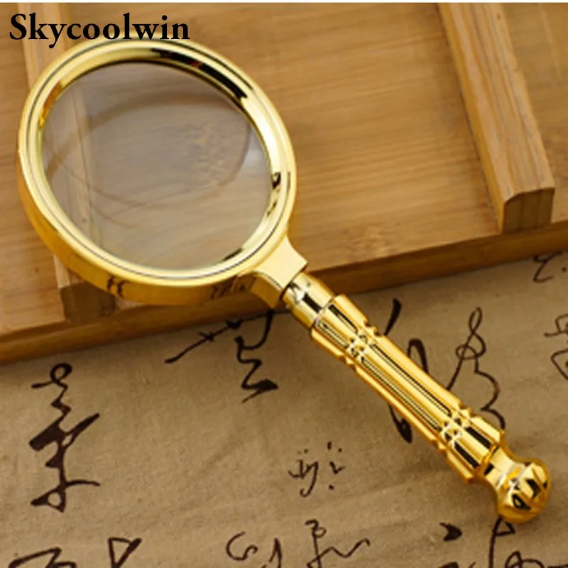 Карманная Лупа подарок для детей прямое стекло чтения ручная лупа инструмент