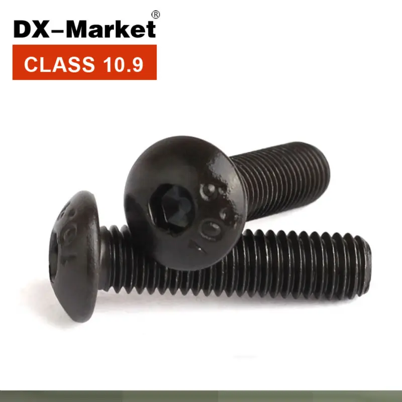 M12 Кнопка головная крышка винт ISO7380 половина болт с полукруглой головкой