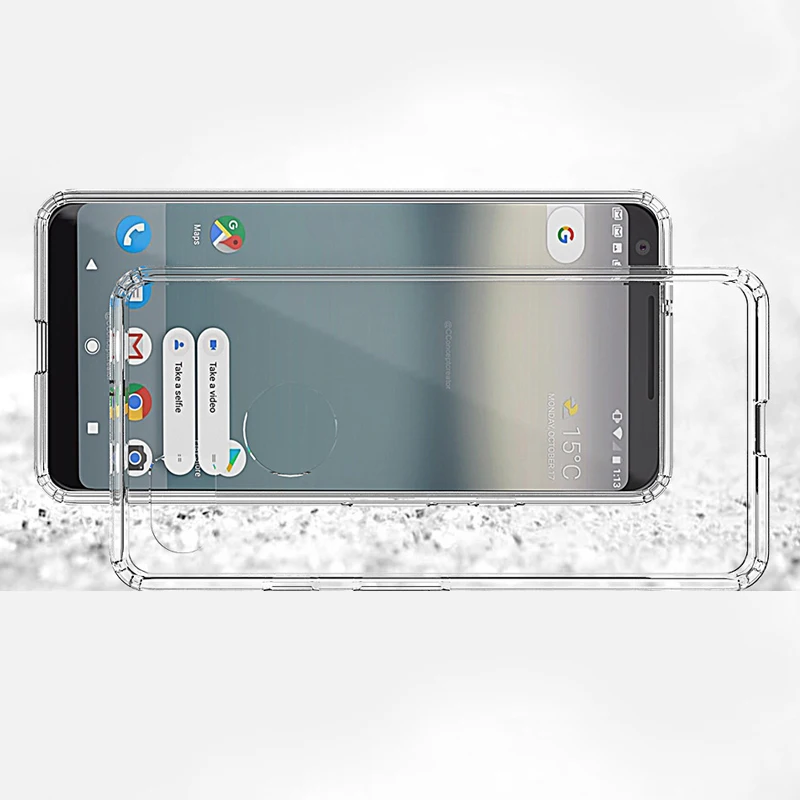 30 шт./лот для Google Pixel 3A XL Anti shock TPU PC акриловый кристаллический жесткий