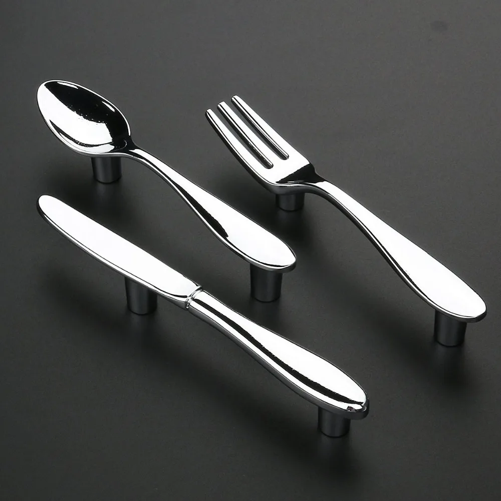 Высококачественная твердая ложка нож вилка ручки мебели для детской спальни